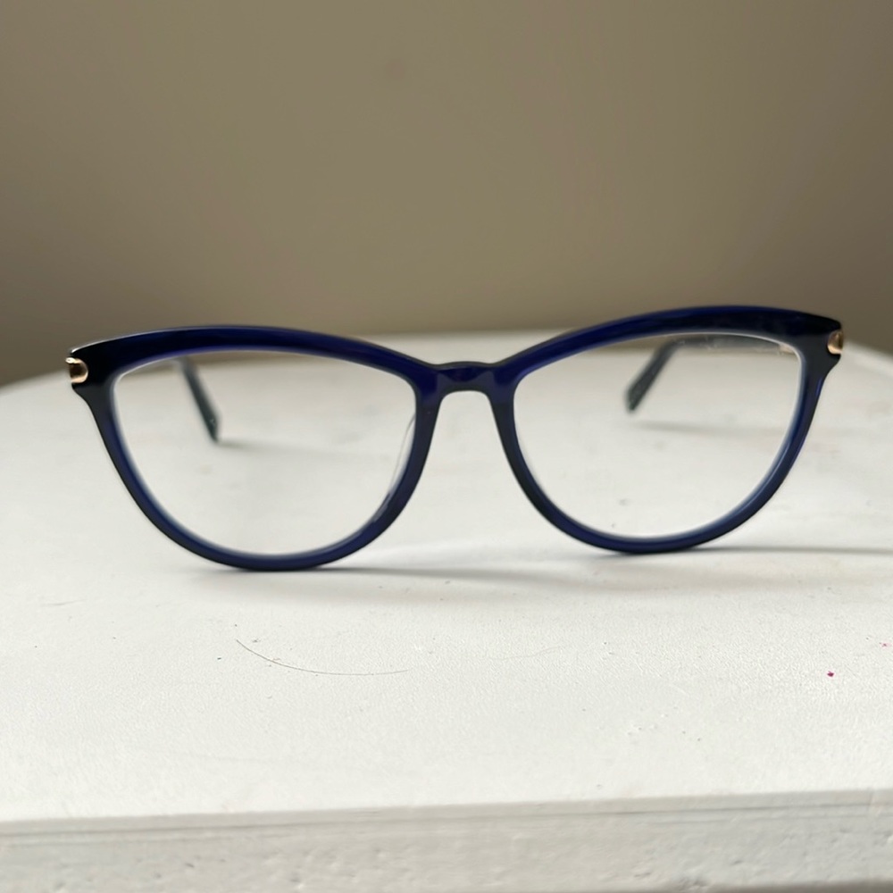 Warby Parker Navy Acetate Glasses